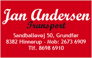 Jan Andersen transport - Sponsor logo